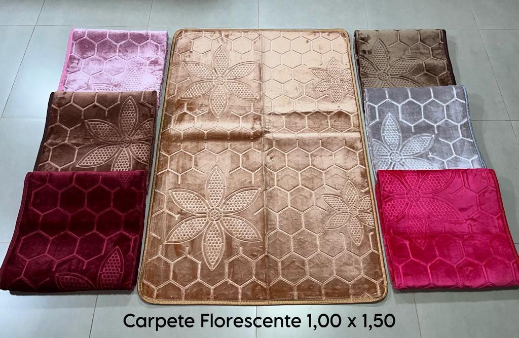 Carpete florescente 1,00x1,50