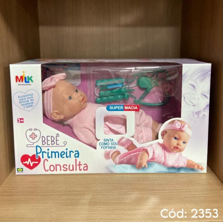 Boneca Bebê Primeira Consulta