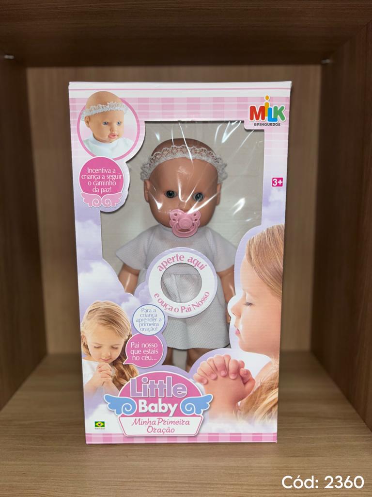 Boneca Baby Minha Primeira Oração Pai Nosso