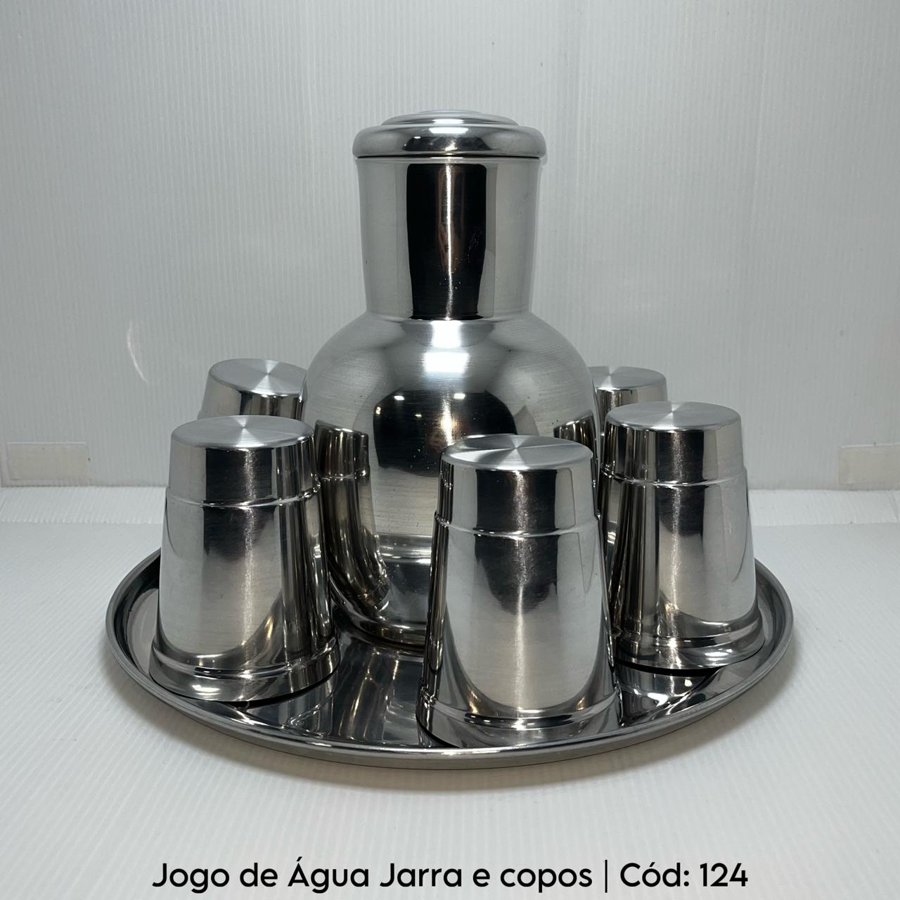 Jogo de Água Inox com Jarra e Copos