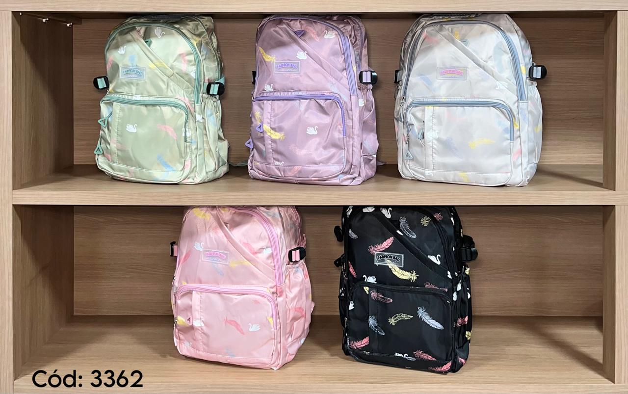 Mochila Estampada de Poliéster