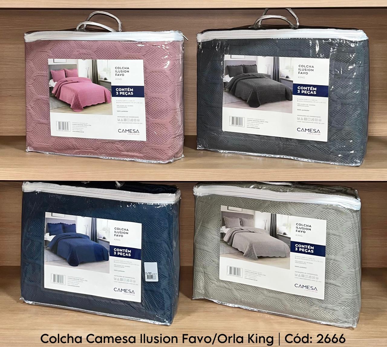 COLCHA CAMESA LLUSION FAVO/ORLA KING