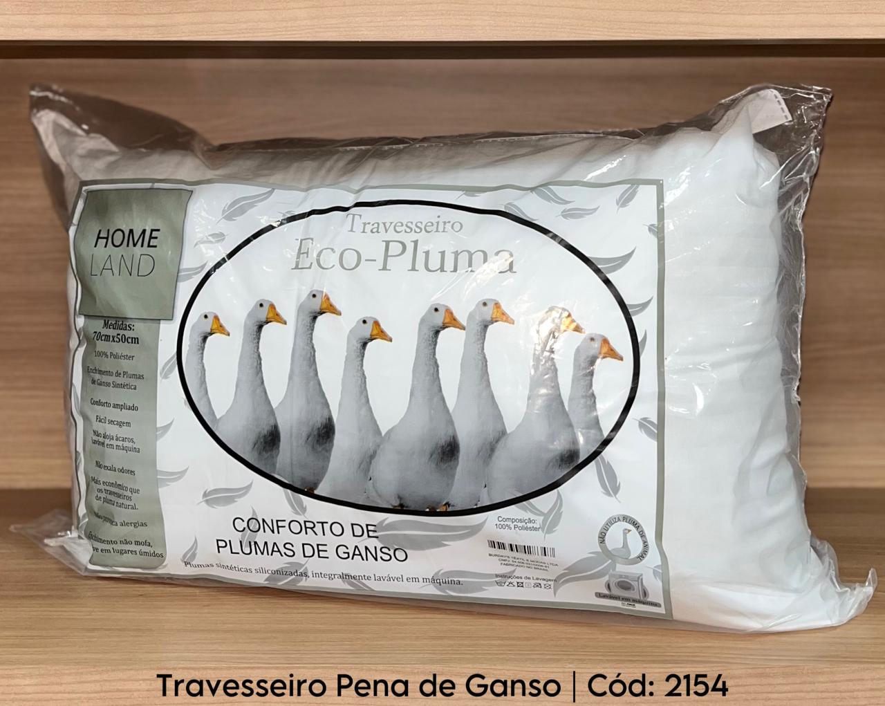 Travesseiro pena de Ganso 