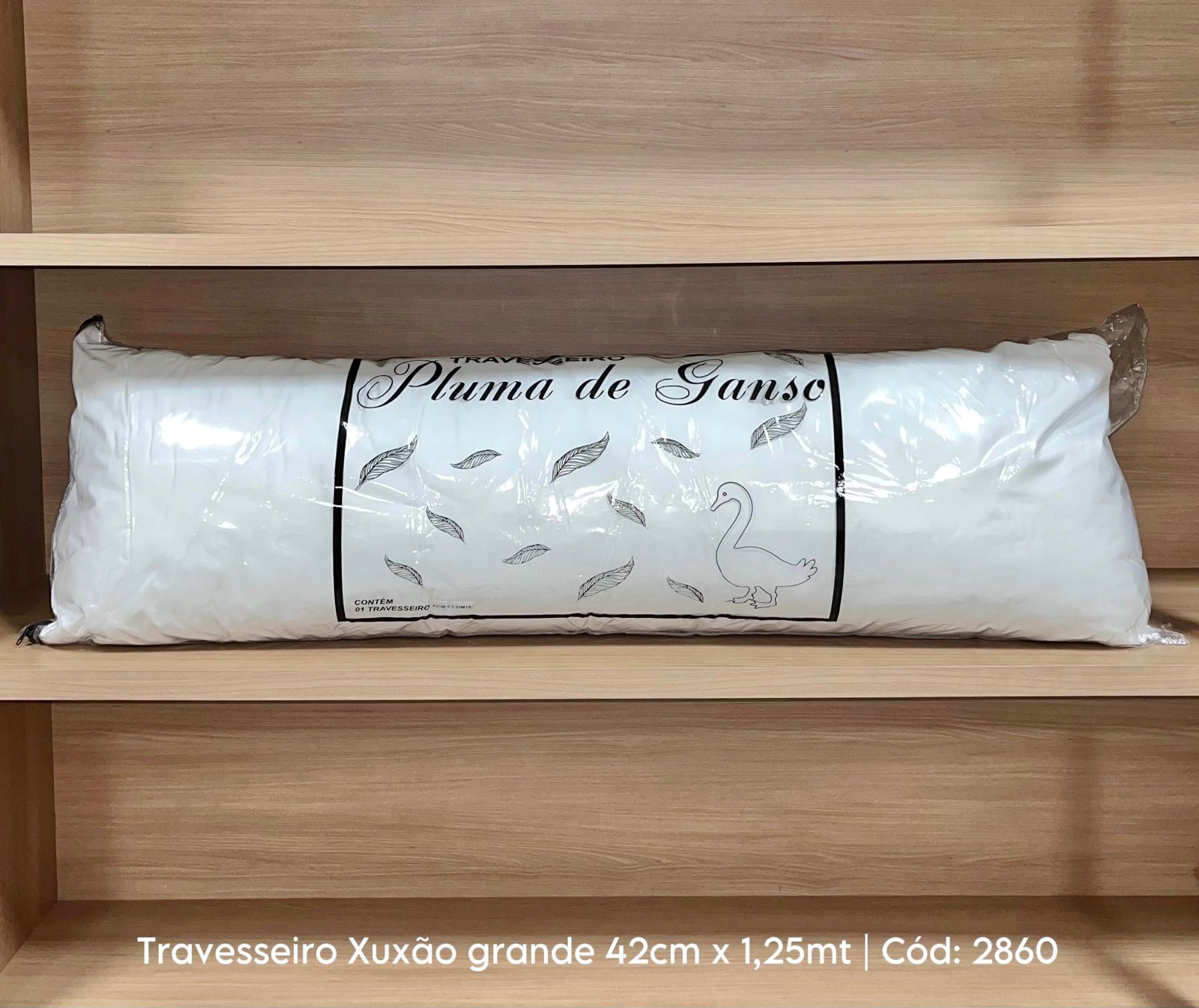 Travesseiro Xuxao Grande Pluma de Ganso 