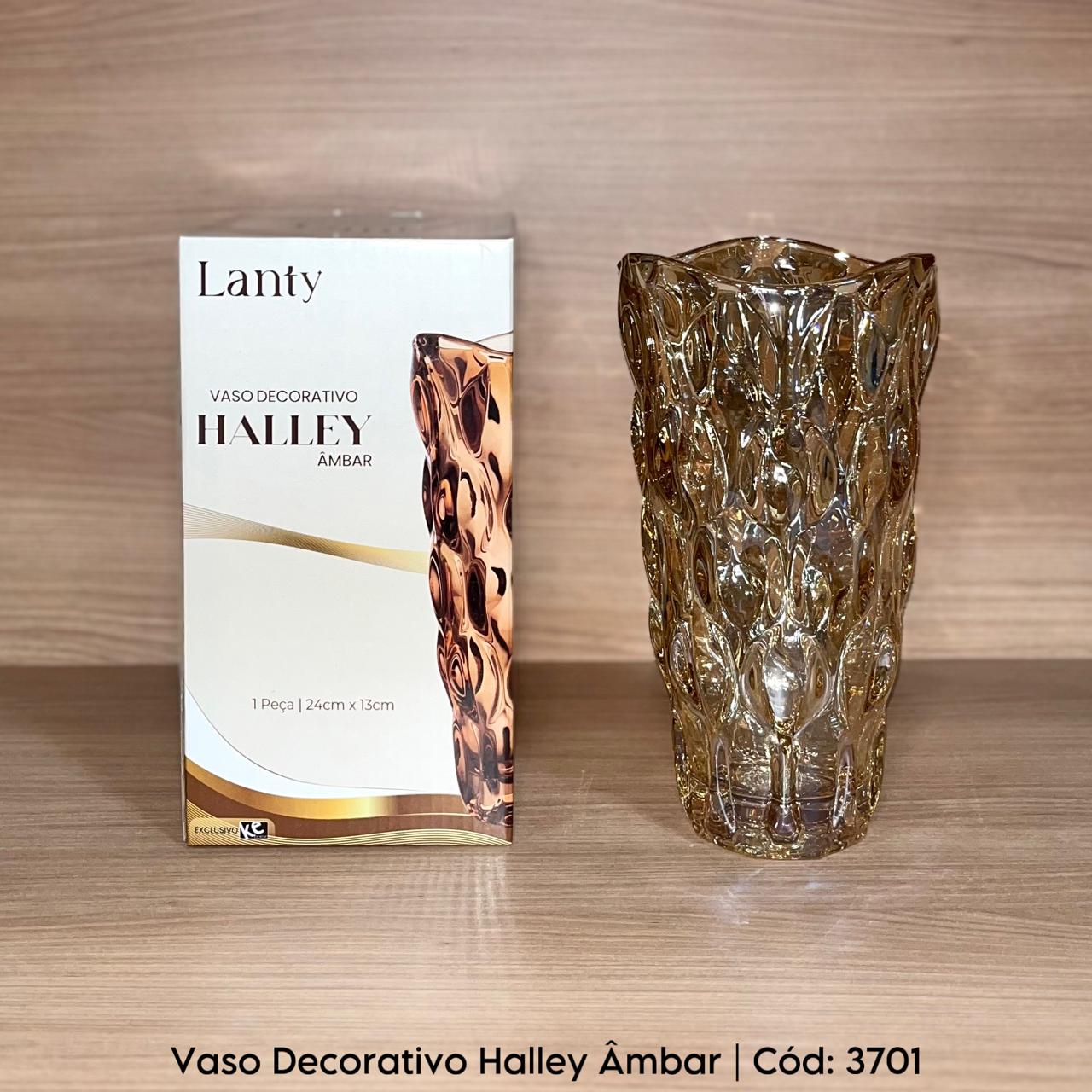 Vaso Decorativo Halley Âmbar